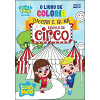 O Livro de Colorir Luccas e Gi no Circo